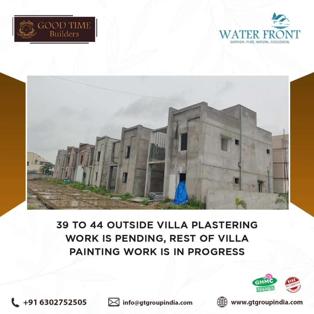 waterfront villas site updates