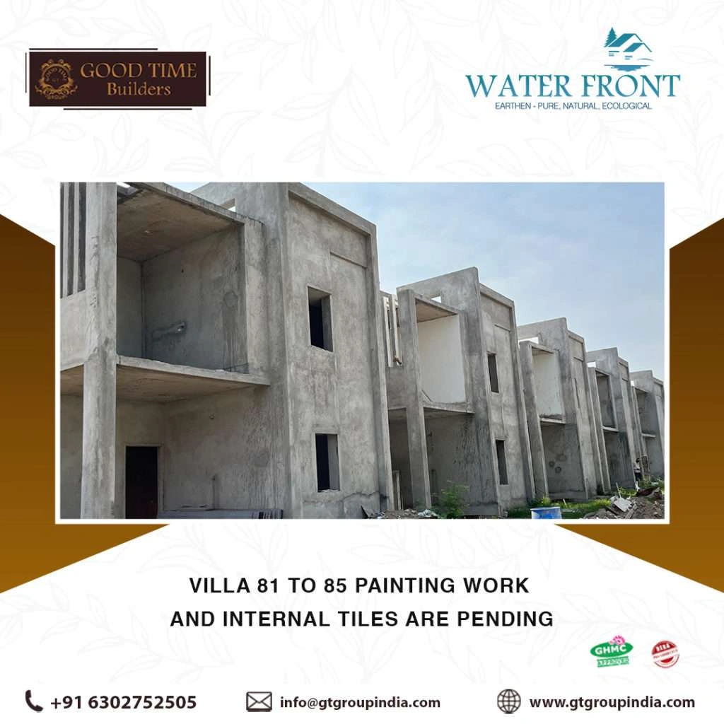 waterfront villas site updates