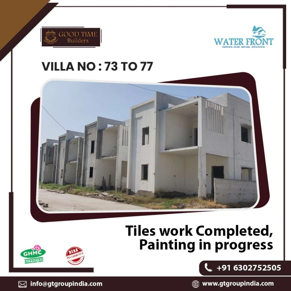 waterfront villas site updates