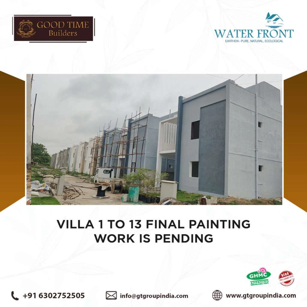 waterfront villas site updates
