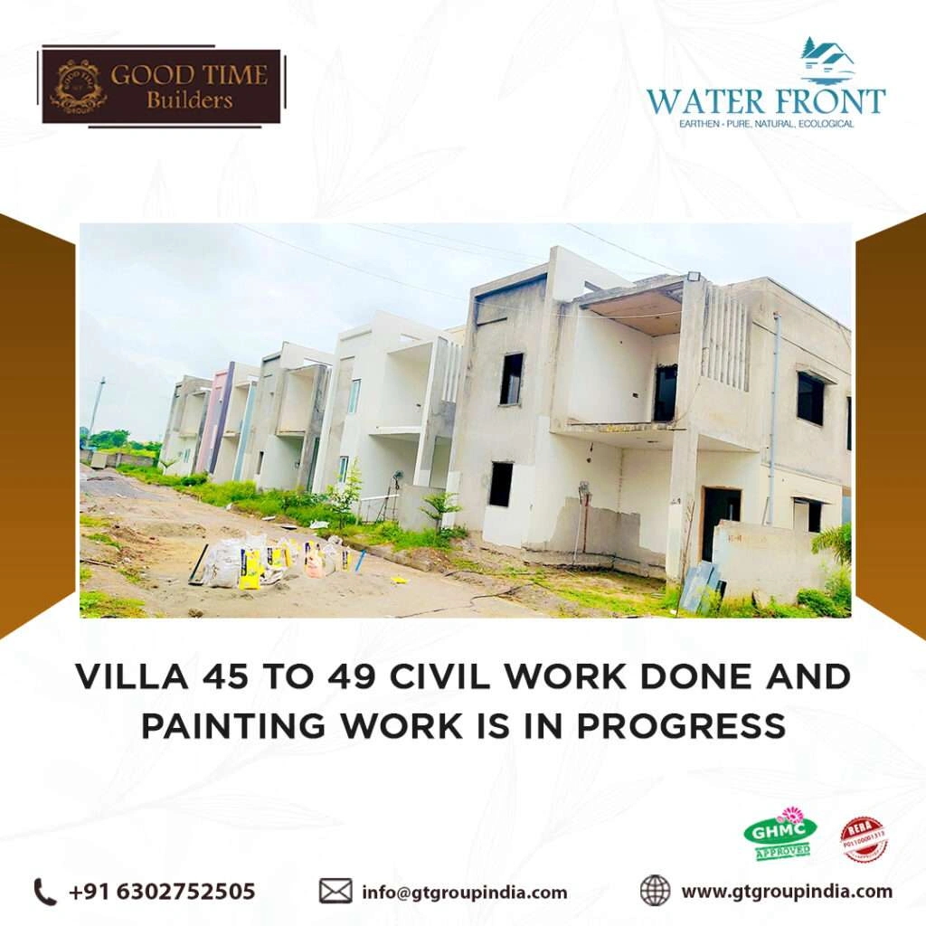 waterfront villas site updates