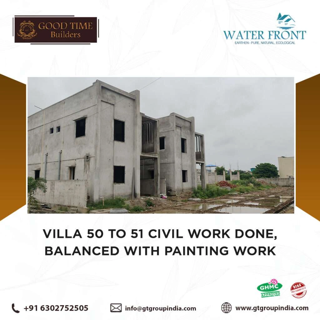 waterfront villas site updates