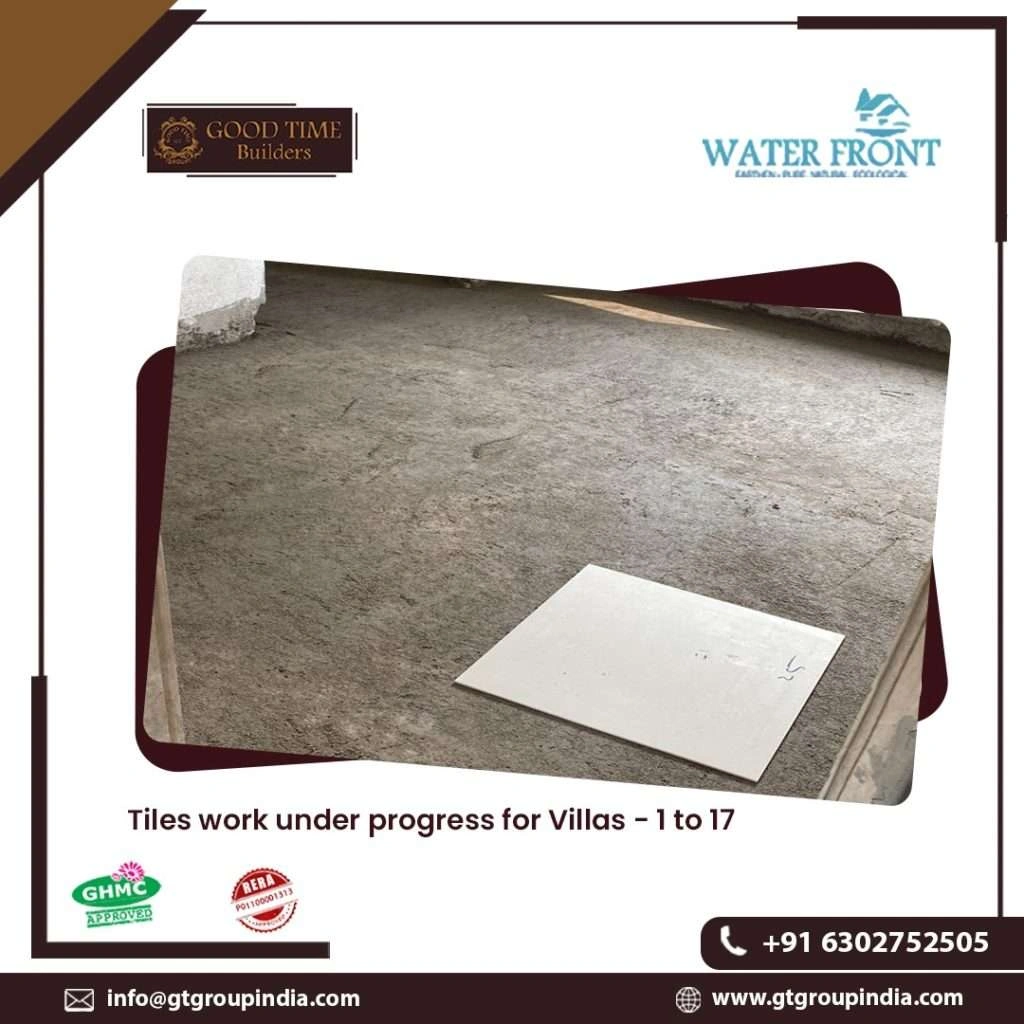 waterfront villas site updates