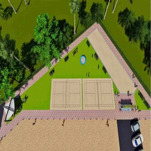 Aerial-View-Badminton-Court-White-Sand